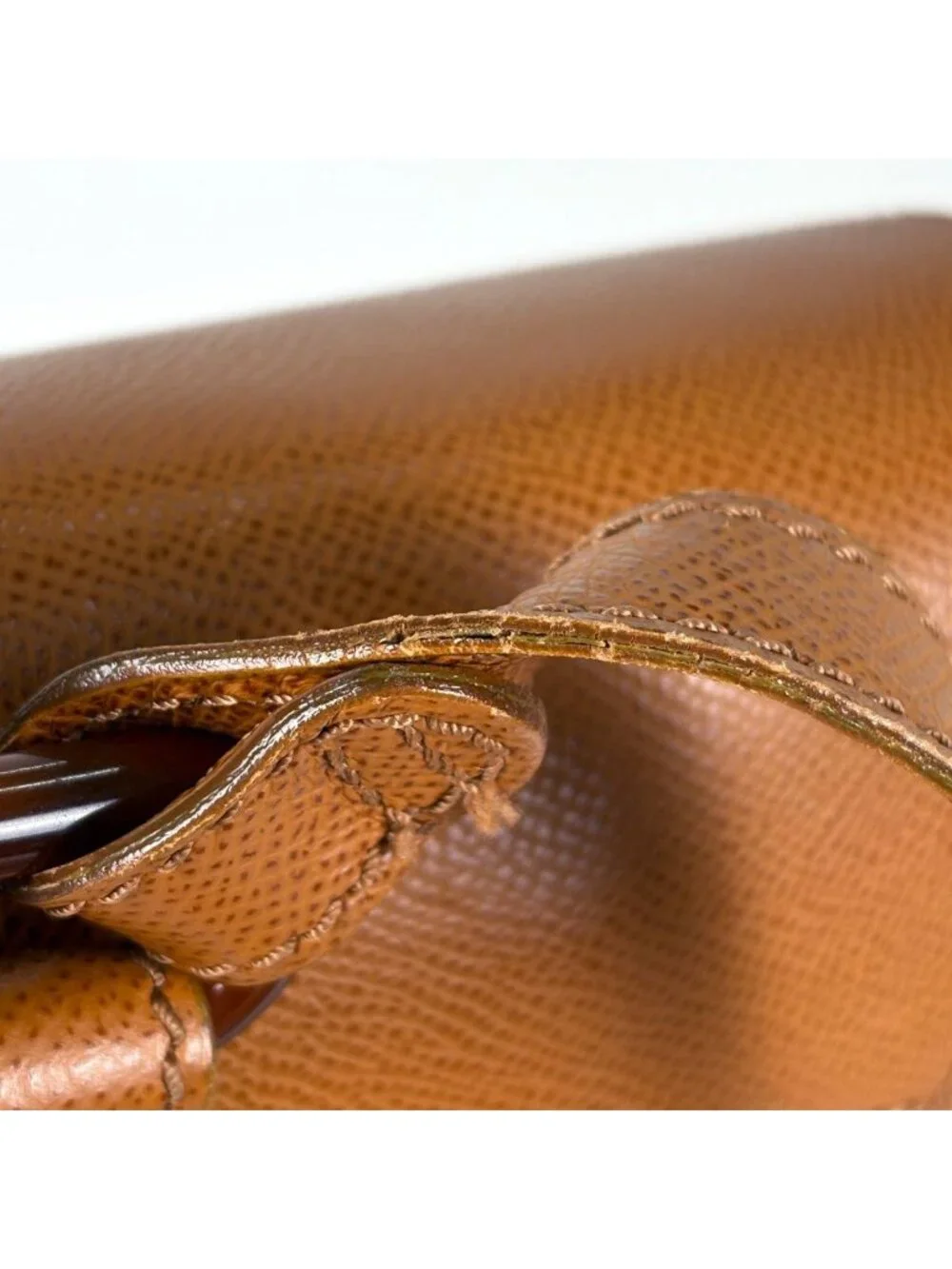 Chanel CC Logo Backpack Leather Brown